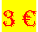 3 €